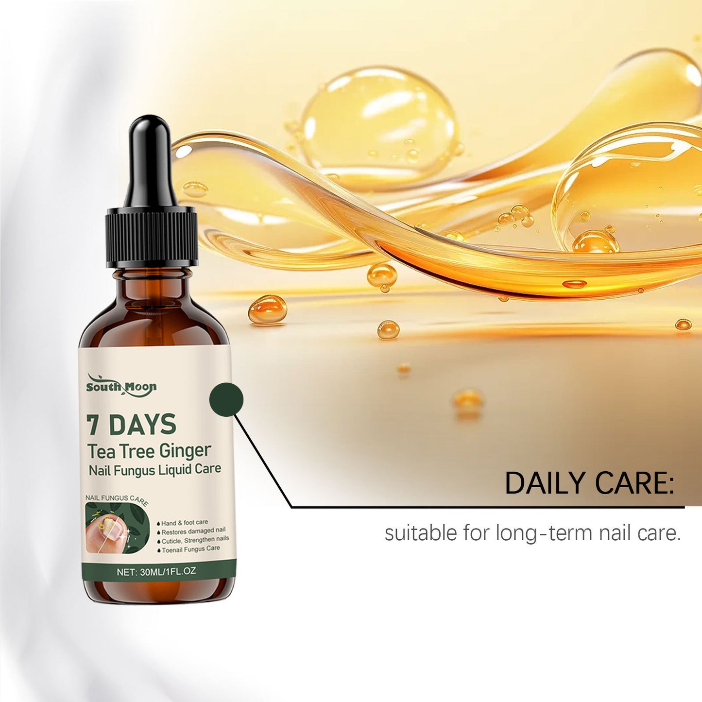 Nail Care Solution Mild Brightening Nourishing Improve Nail Appearance Daily Care Solution